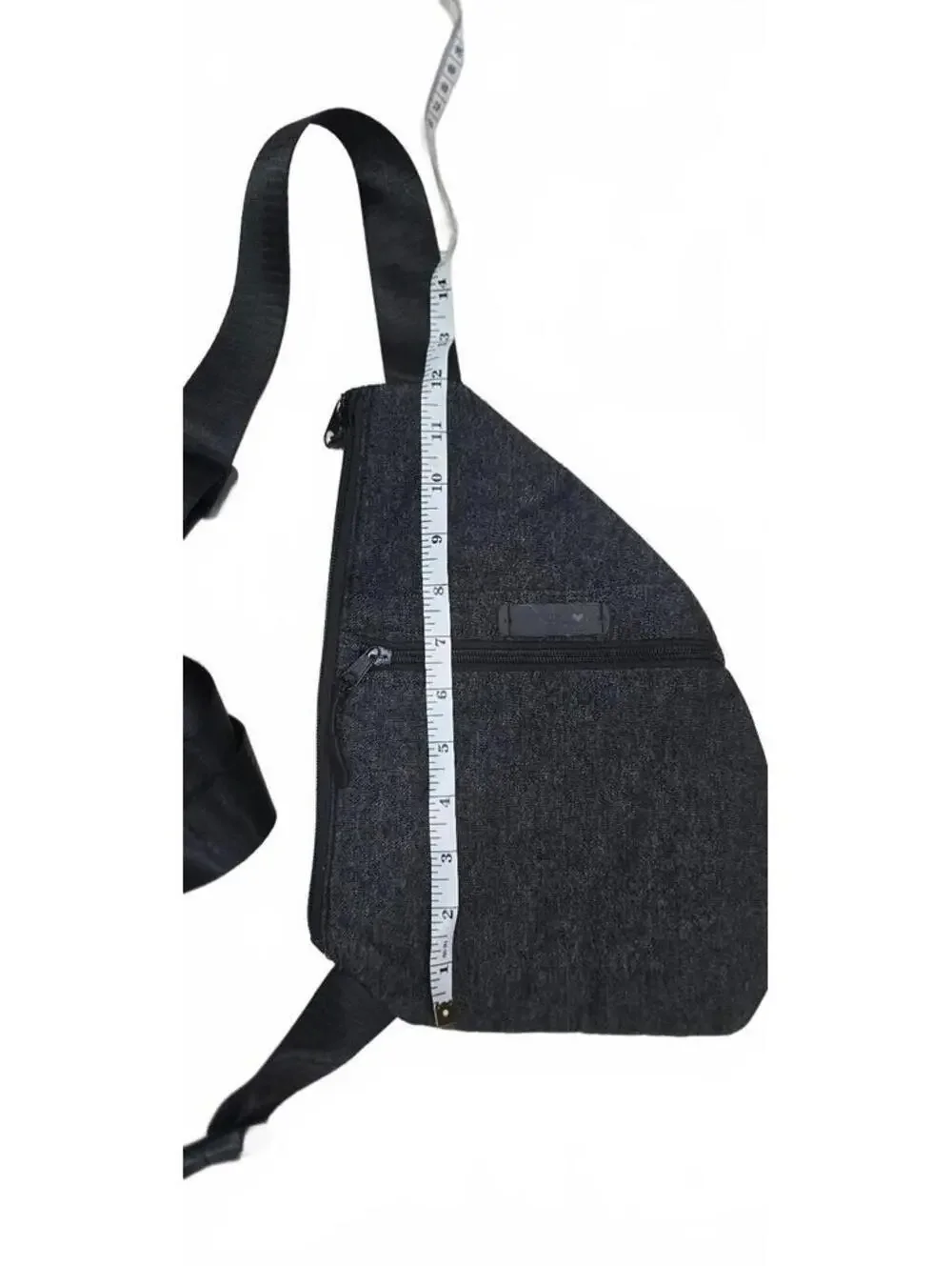 Heart Made with Love Black Crossbody Sling Bag